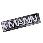 Custom MANN Design Small Size Vintage Metal Sign