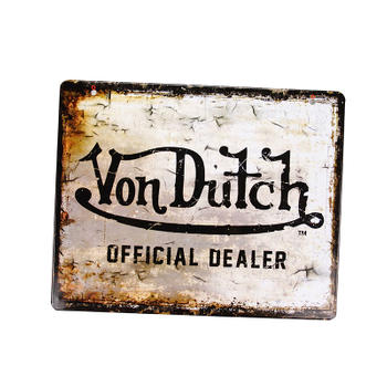 Custom Vintage Dealer Sign High Quality Metal Old Sign