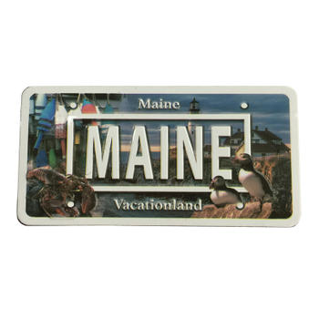 Maine Vacationland Custom Logo Fridge Magnet