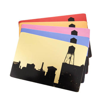 Set of Colorful Printing Metal Tin Post Card