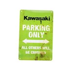 All Others Will Be Crushed Kawasaki Parking Only Sign
