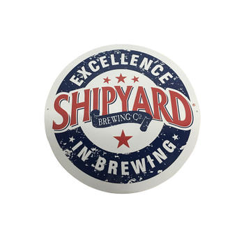 Professional Customized Shipyard Round Signs Tin Vintage Sign