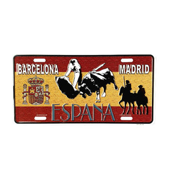 Espana Car License Plate