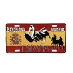 Espana Car License Plate