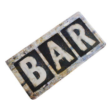 BAR Aluminum License Plate