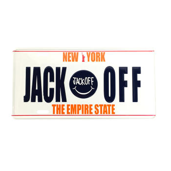 NY - JACK OFF License Plate