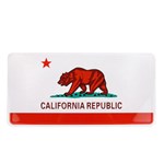 California Republic Car License Plate