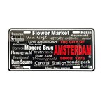 Amsterdam Custom Words License Plate