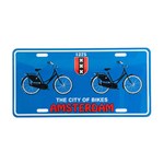 The City of Bikes Car License Plate