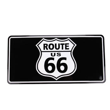 Route 66 Decorative Car License Plate