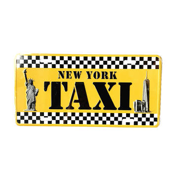 New York TAXI Car License Plate