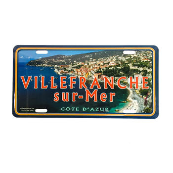 VILLEFRANCHE Sur-Mer Car License Plate