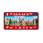 Decorative Alsace License Plate