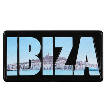 IBIZA Metal Emboss License Plate